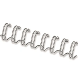 Fellowes 12 mm 100 db-os 81-100 lapos ezüst fém spirál