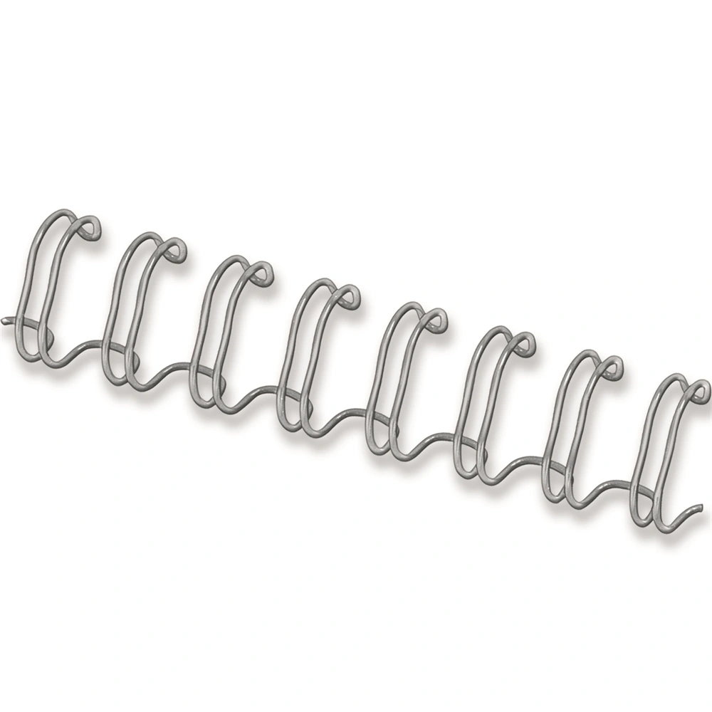 Fellowes 12 mm 100 db-os 81-100 lapos ezüst fém spirál