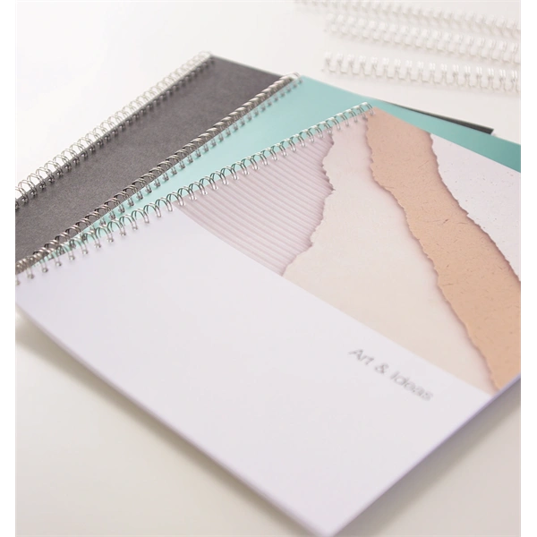 Fellowes 12 mm 100 db-os 81-100 lapos ezüst fém spirál