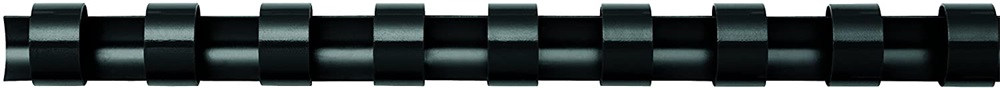 Fellowes 25mm 50db-os 181-200lapos fekete műanyag spirál