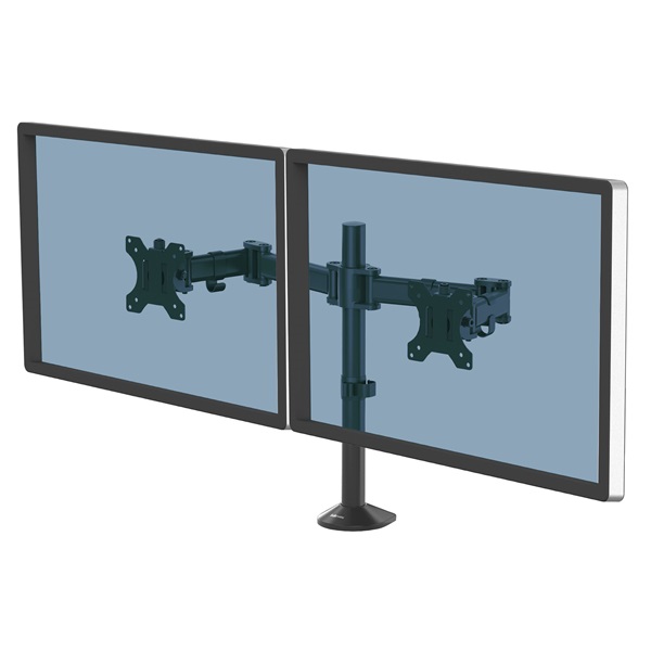 Fellowes Reflex 8502601 kétkaros fekete monitortartó kar