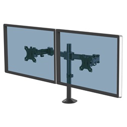 Fellowes Reflex 8502601 kétkaros fekete monitortartó kar