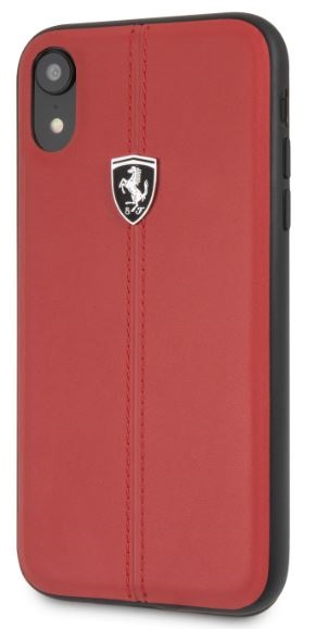 Ferrari Heritage iPhone XR piros csíkos/kemény tok