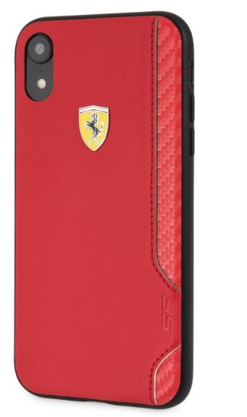 Ferrari On Track Racing Shield iPhone XR piros gumi hátlap