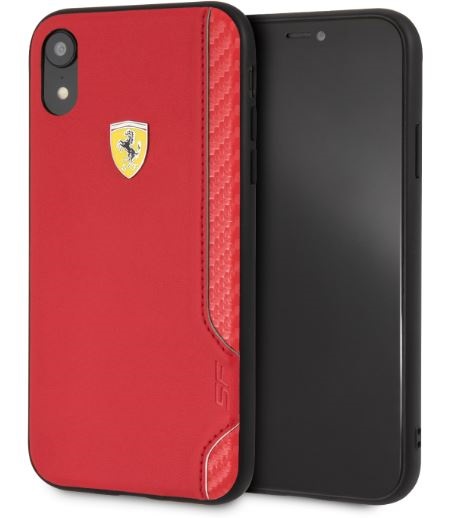 Ferrari On Track Racing Shield iPhone XR piros gumi hátlap