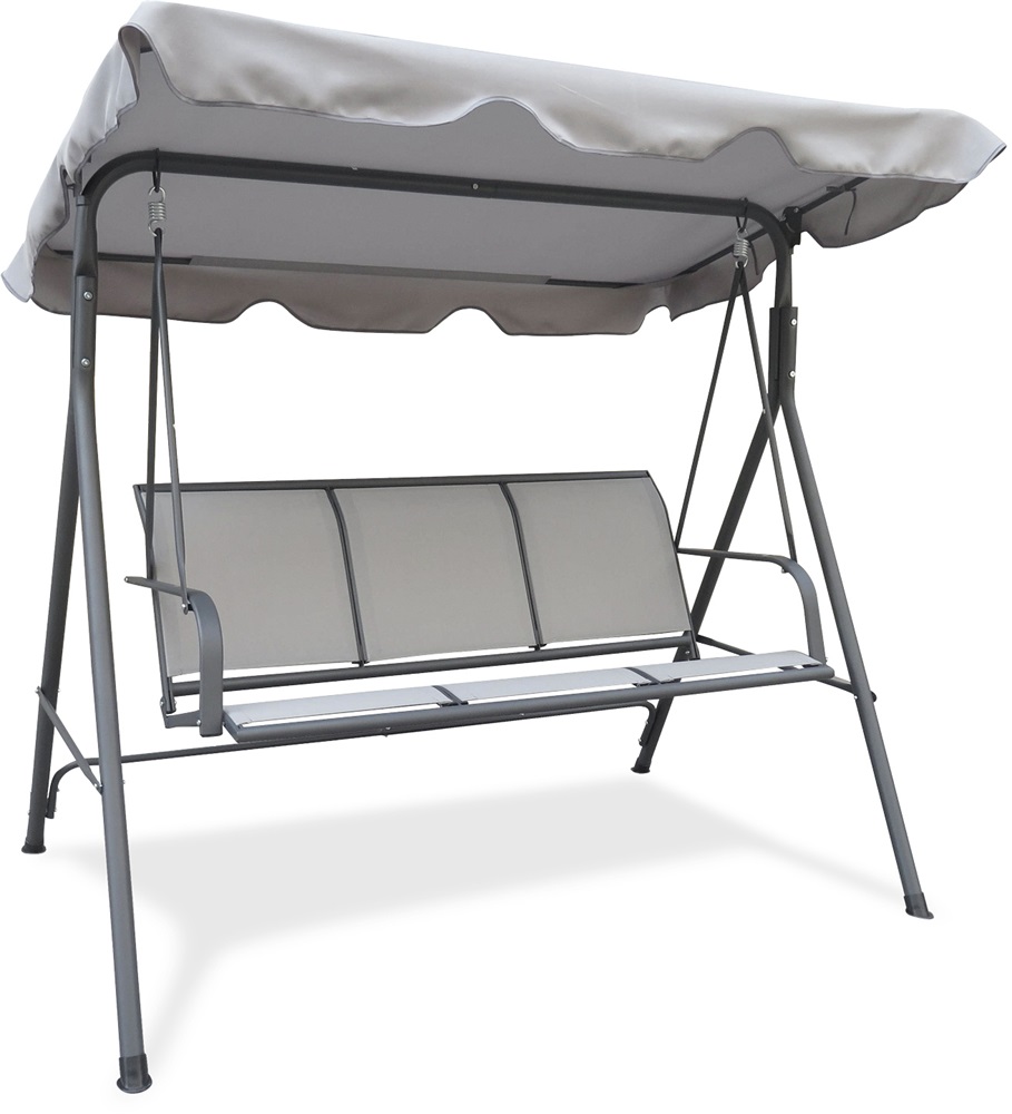 Fieldmann FDZN 5204 fémvázas szürke kerti hintaágy