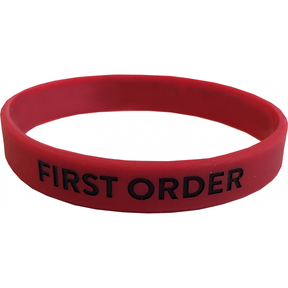 First Order szilikon karkötő