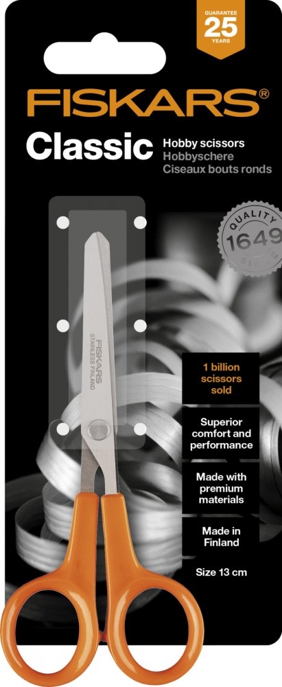 Fiskars 1005154 Classic 13 cm barkácsolló