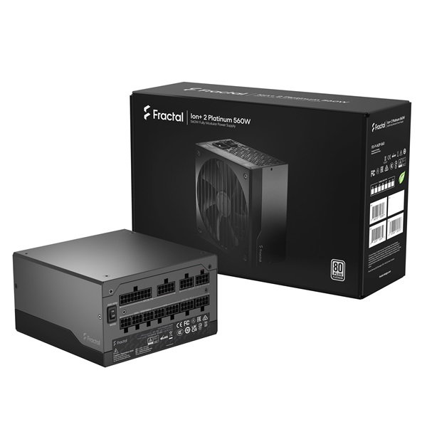 Fractal Design Ion+ 2 560W 80+ Platinum ventillátorral moduláris dobozos tápegység