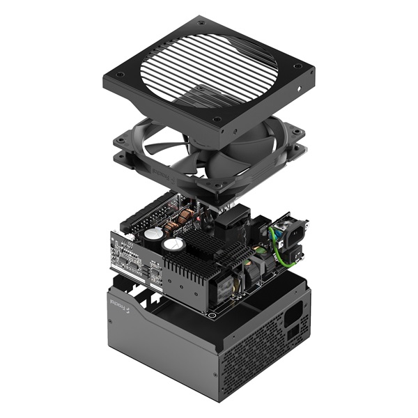 Fractal Design Ion+ 2 660W 80+ Platinum ventillátorral moduláris dobozos tápegység