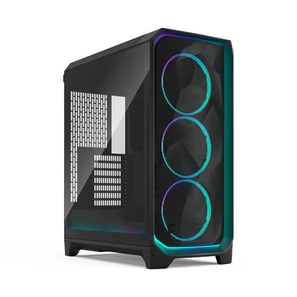Fractal Design Meshify 3 Ambience Pro RGB fekete (táp nélküli) ablakos ATX ház
