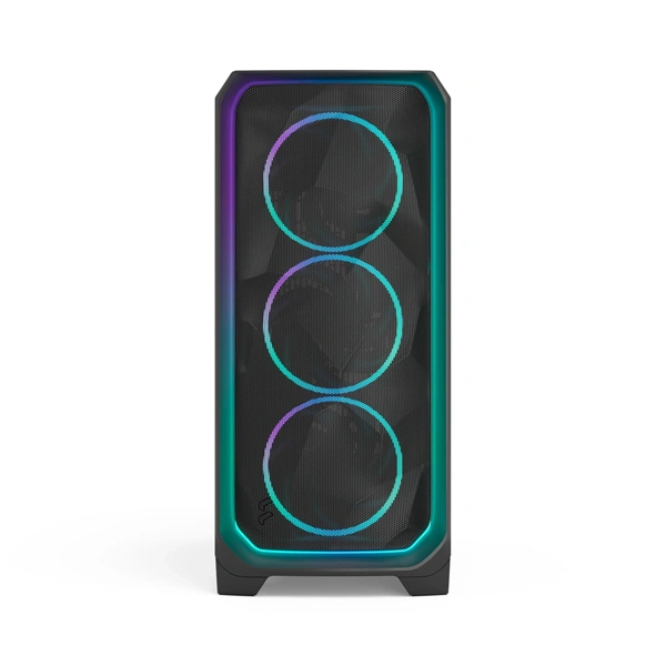 Fractal Design Meshify 3 Ambience Pro RGB fekete (táp nélküli) ablakos ATX ház