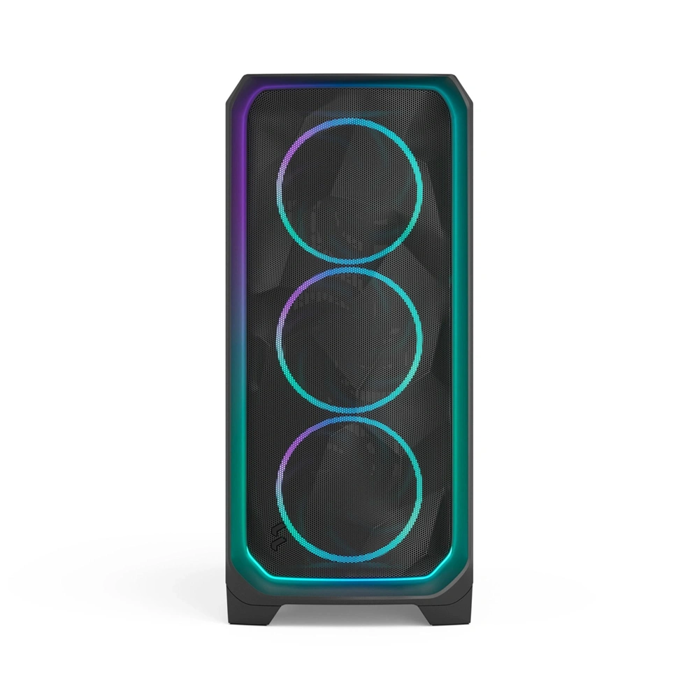 Fractal Design Meshify 3 Ambience Pro RGB fekete (táp nélküli) ablakos ATX ház