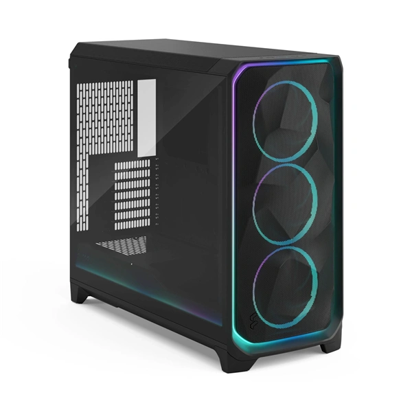 Fractal Design Meshify 3 XL Ambience Pro RGB fekete (táp nélküli) ablakos ATX ház
