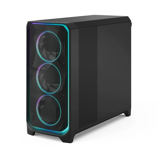 Fractal Design Meshify 3 XL Ambience Pro RGB fekete (táp nélküli) ablakos ATX ház
