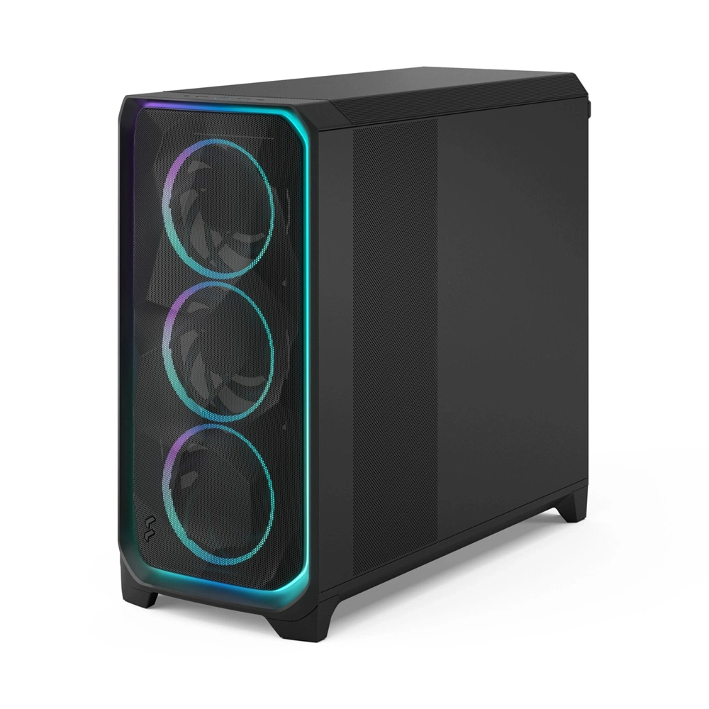 Fractal Design Meshify 3 XL Ambience Pro RGB fekete (táp nélküli) ablakos ATX ház