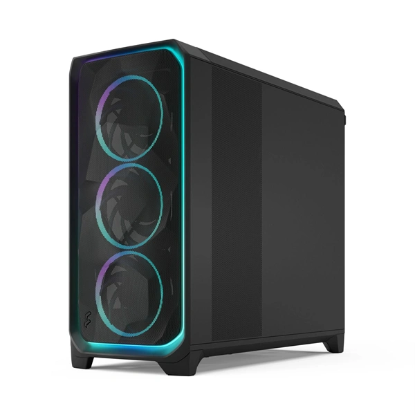 Fractal Design Meshify 3 XL Ambience Pro RGB fekete (táp nélküli) ablakos ATX ház