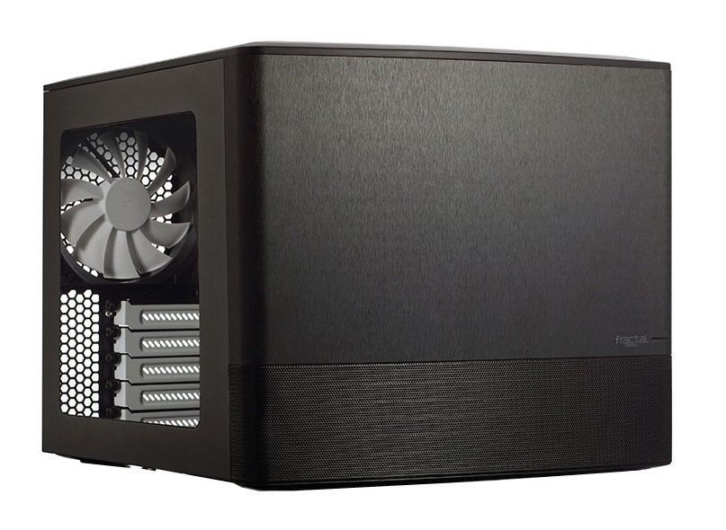 Fractal Design Node 804 Fekete ablakos (Táp nélküli) mATX ház