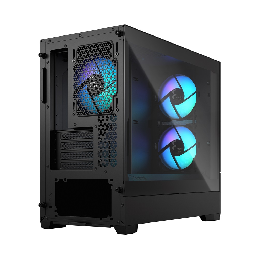 Fractal Design Pop Mini Air RGB Fekete világos ablakos (Táp nélküli) mATX ház