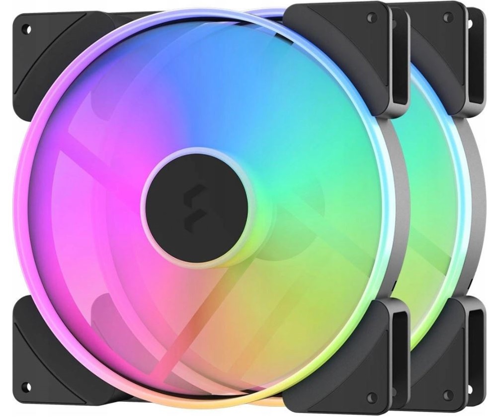 Fractal Design Prisma AL-18 ARGB PWM 2-Pack ház hűtőventilátor
