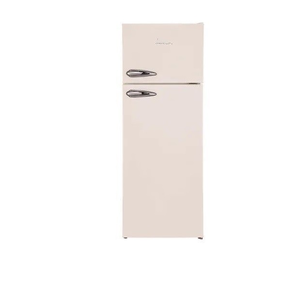 Fram FDD-VRL212BGF+ bézs, felülfagyasztós, Hűtő:171L, Fagyasztó:42L, Less. frost hűtőszekrény (Újszerű)