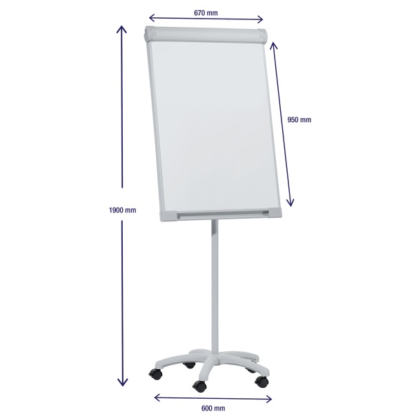 Franken FC41 Eco mágneses mobil flipchart tábla