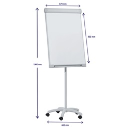 Franken FC41 Eco mágneses mobil flipchart tábla