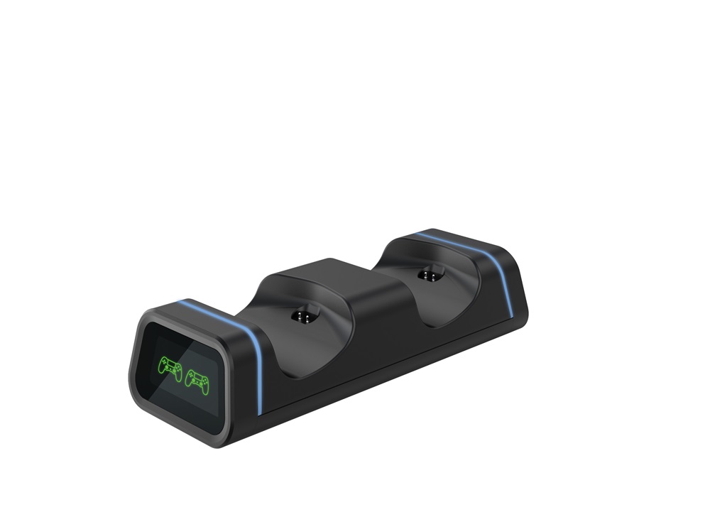 FroggieX FX-P4-C2-B Dual Charging Dock PS4 fekete töltőállomás
