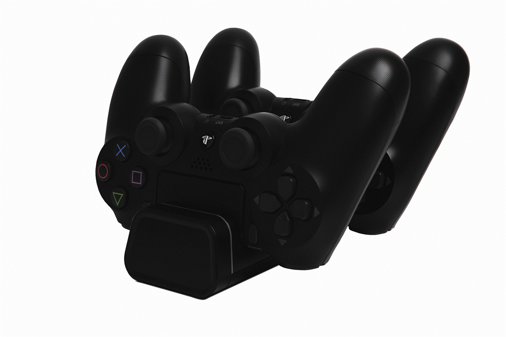FroggieX FX-P4-C2-B Dual Charging Dock PS4 fekete töltőállomás