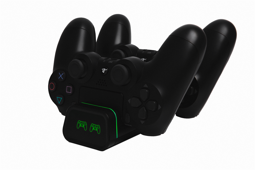 FroggieX FX-P4-C2-B Dual Charging Dock PS4 fekete töltőállomás