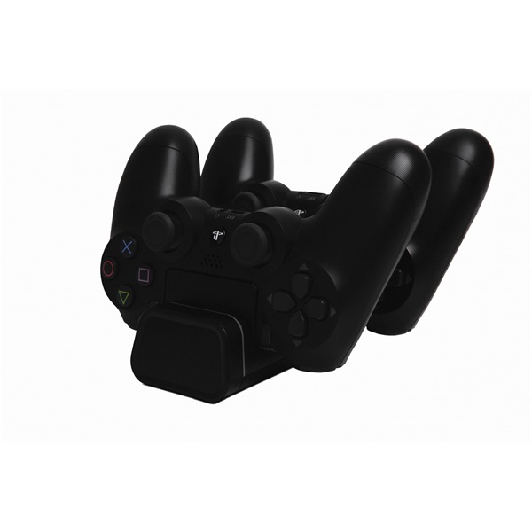 FroggieX FX-P4-C2-B Dual Charging Dock PS4 töltőállomás (Újracsomagolt)