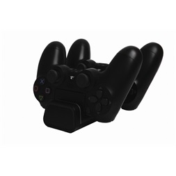 FroggieX FX-P4-C2-B Dual Charging Dock PS4 töltőállomás (Újracsomagolt)