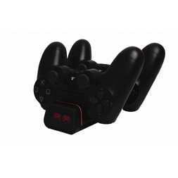 FroggieX FX-P4-C2-B Dual Charging Dock PS4 töltőállomás (Újracsomagolt)
