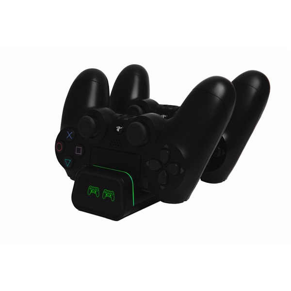 FroggieX FX-P4-C2-B Dual Charging Dock PS4 töltőállomás (Újracsomagolt)