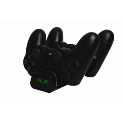 FroggieX FX-P4-C2-B Dual Charging Dock PS4 töltőállomás (Újracsomagolt)