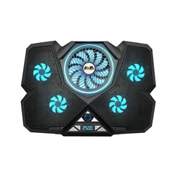 FroggieX FX-PC-P1-BL NitroCooling notebook hütőpad telefontartóval