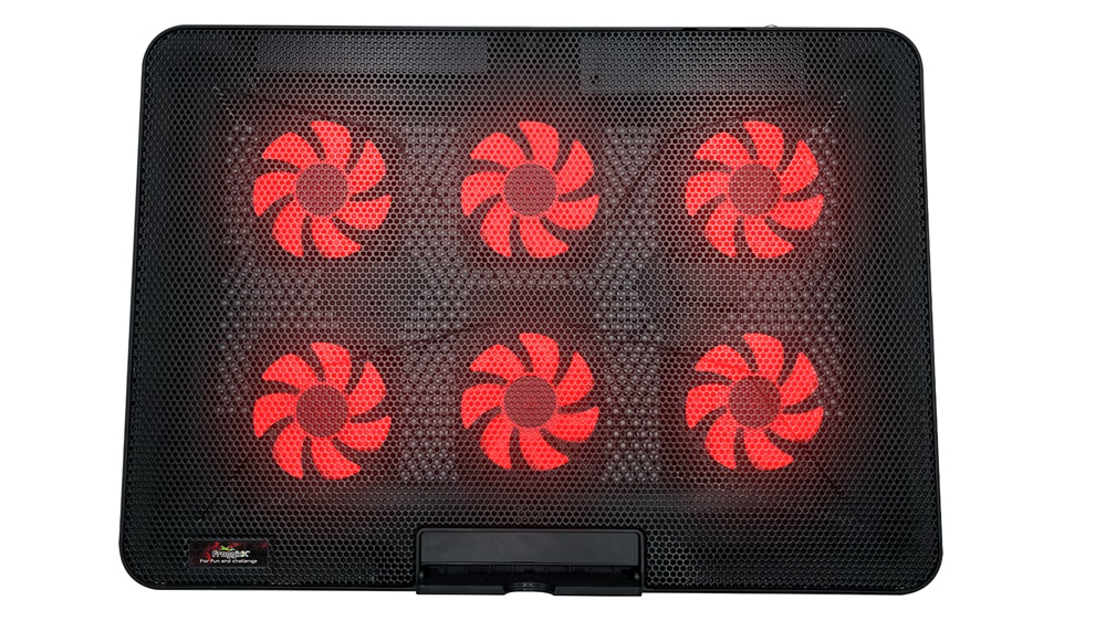 FroggieX FX-PC-P2-R HyperCooling notebook hütőpad telefontartóval