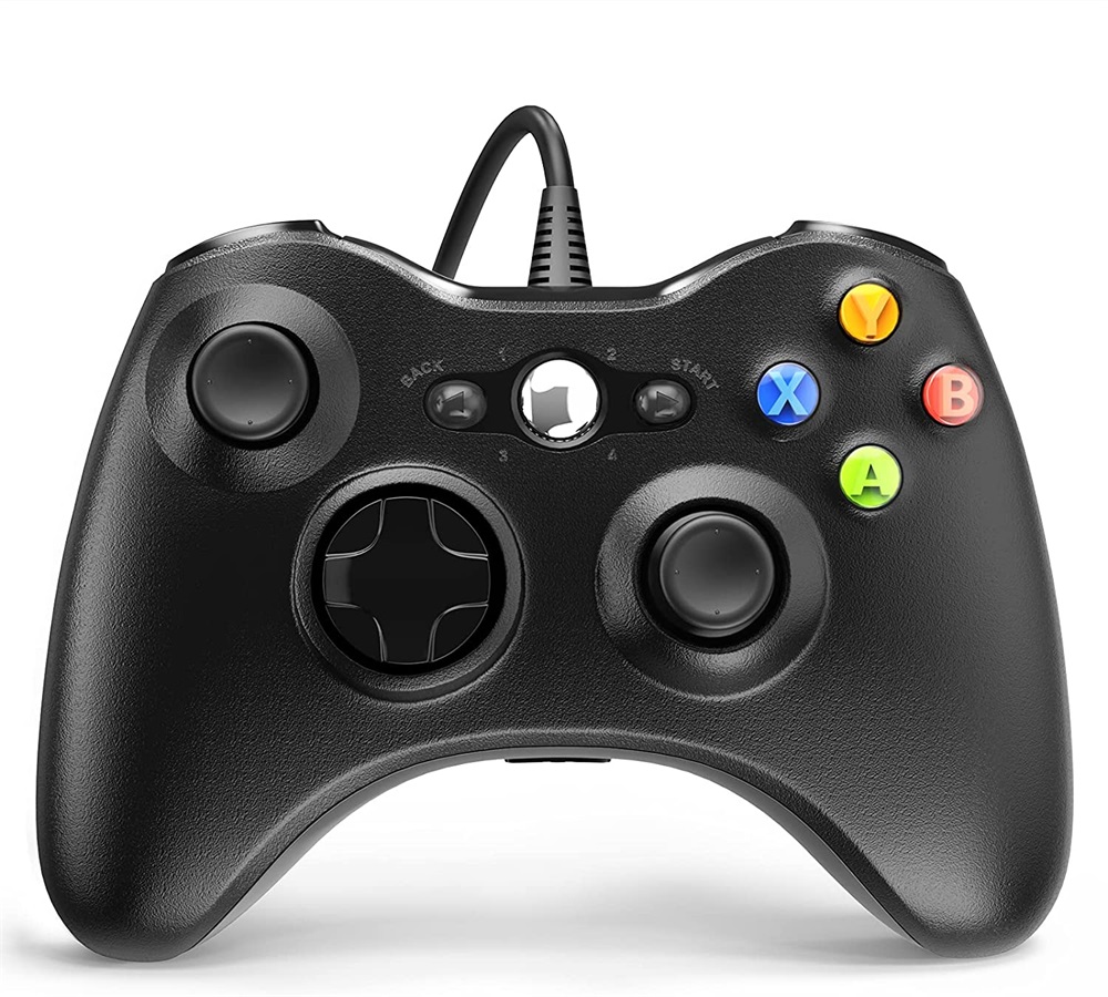 FroggieX FX-X360-PC-B Xbox360/PC fekete kontroller