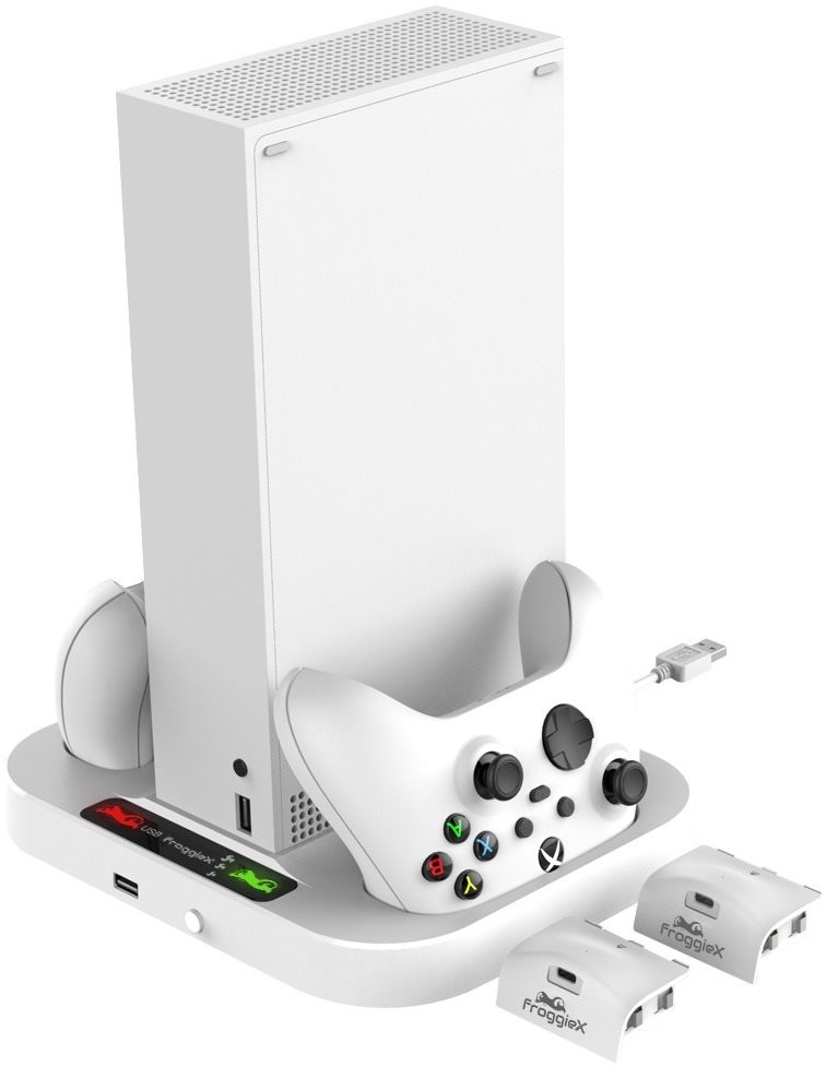 Froggiex FX-XSX-C1-W Xbox Series S multifunkciós fehér töltőállomás
