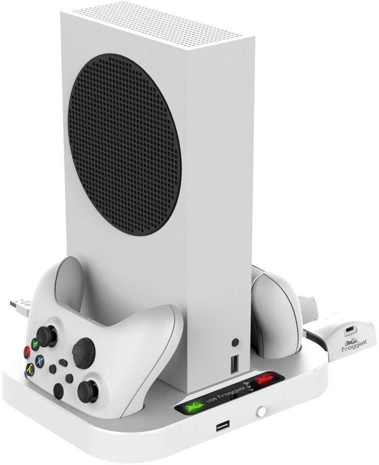 Froggiex FX-XSX-C1-W Xbox Series S multifunkciós fehér töltőállomás
