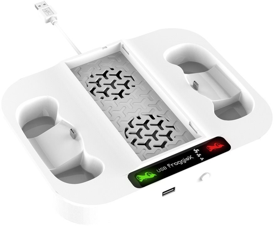 Froggiex FX-XSX-C1-W Xbox Series S multifunkciós fehér töltőállomás