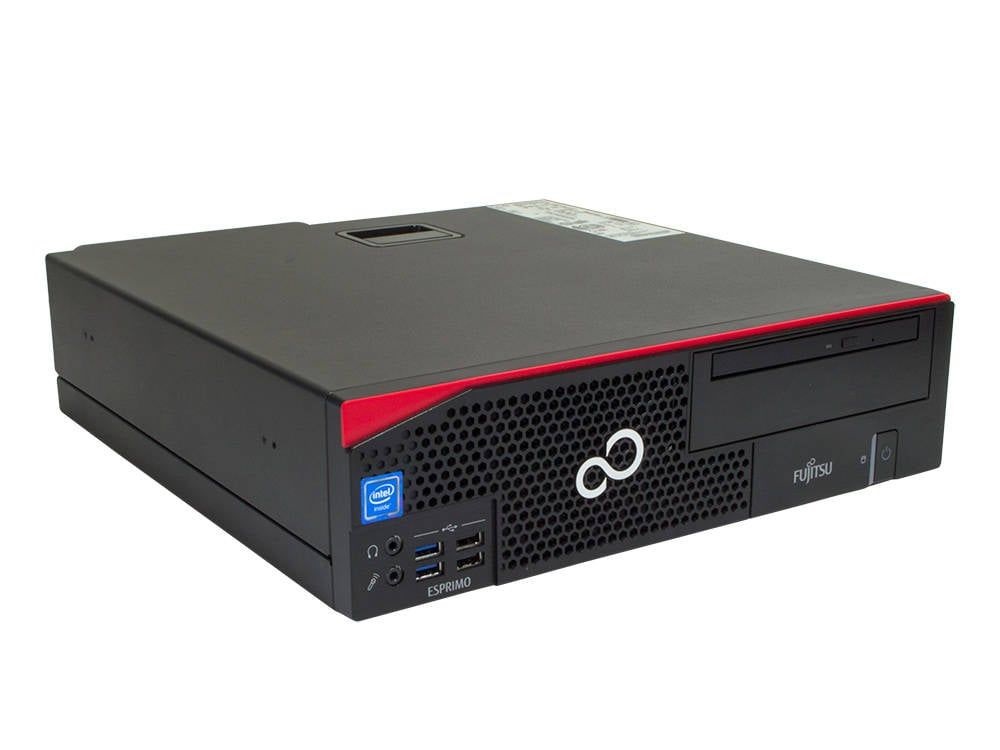 Fujitsu Esprimo D556 SFF/i3-6100/8GB/256GB SSD/Win Pro COA/fekete asztali számítógép (Használt A+,felújított)