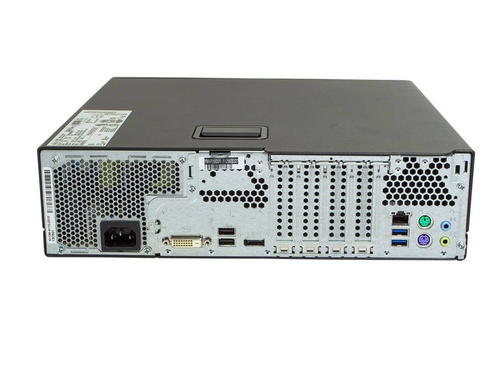 Fujitsu Esprimo D556 SFF/i3-6100/8GB/256GB SSD/Win Pro COA/fekete asztali számítógép (Használt A+,felújított)