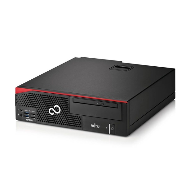 Fujitsu Esprimo D756 SFF/i5-6600/8GB/256GB SSD/Win Pro COA/fekete asztali számítógép (Használt A+)