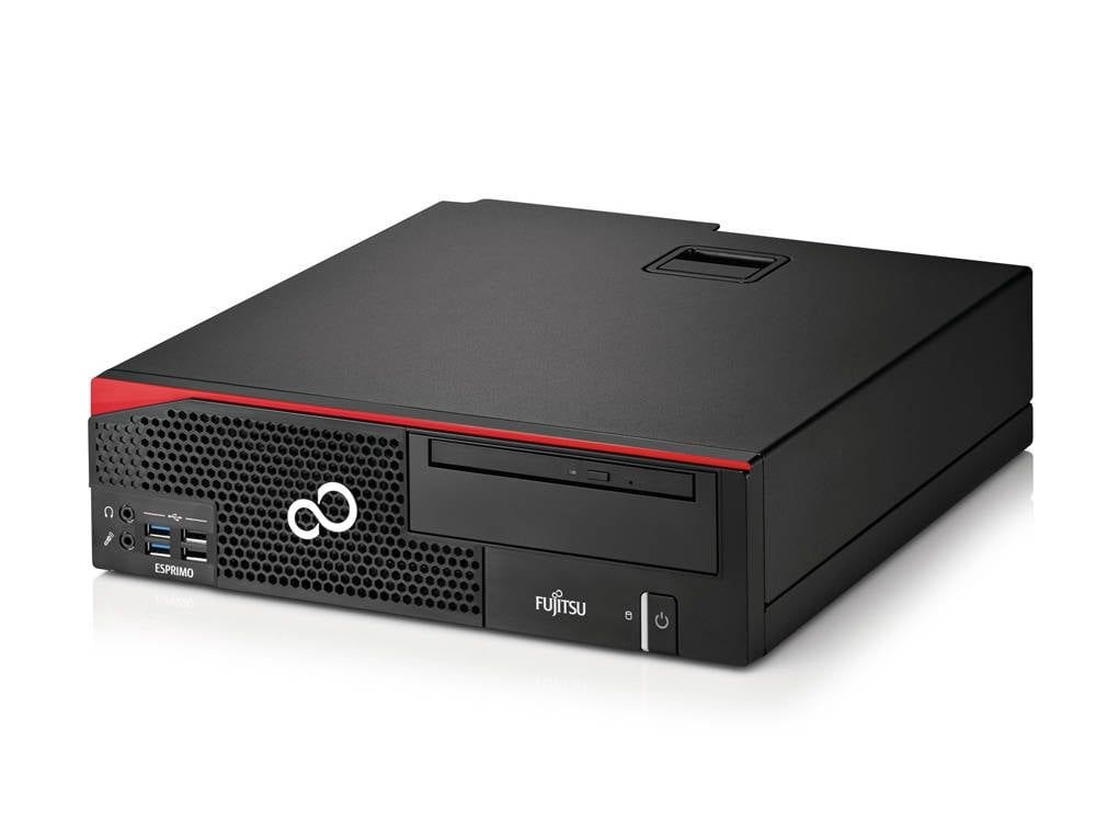 Fujitsu Esprimo D756 SFF/i5-6600/8GB/256GB SSD/Win Pro COA/fekete asztali számítógép (Használt A+)