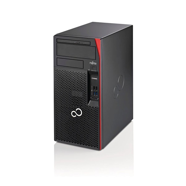 Fujitsu Esprimo P558 MT/i5-8500/8GB/256GB SSD/Win Pro COA/fekete asztali számítógép (Használt A+)