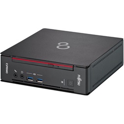 Fujitsu Esprimo Q958 Micro/i3-9100/8GB/256GB SSD/Win Pro COA/fekete asztali számítógép (Használt A+)