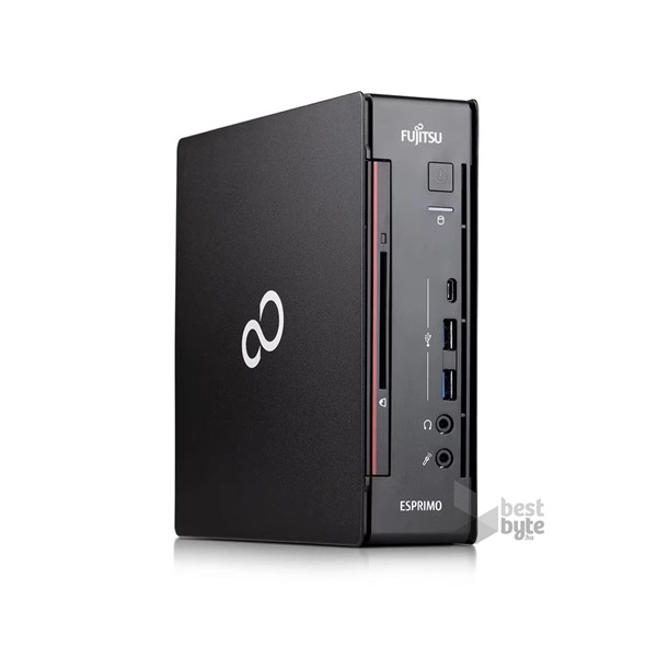 Fujitsu Q958 Mini PC /i7-8700T/16GB/512GB SSDD/FreeDOS/fekete asztali számítógép