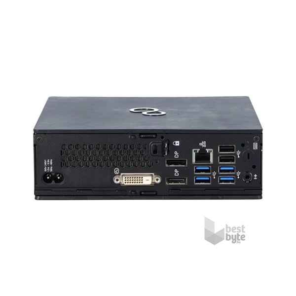 Fujitsu Q958 Mini PC /i7-8700T/16GB/512GB SSDD/FreeDOS/fekete asztali számítógép