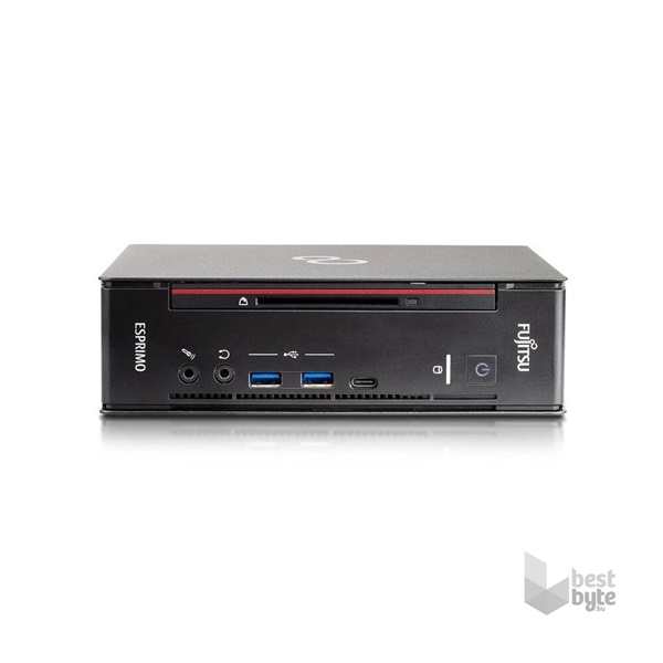 Fujitsu Q958 Mini PC /i7-8700T/16GB/512GB SSDD/FreeDOS/fekete asztali számítógép